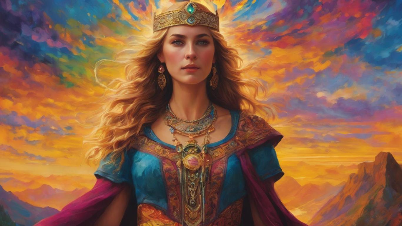 ArtStation - Frigg – Goddess Queen of Asgard
