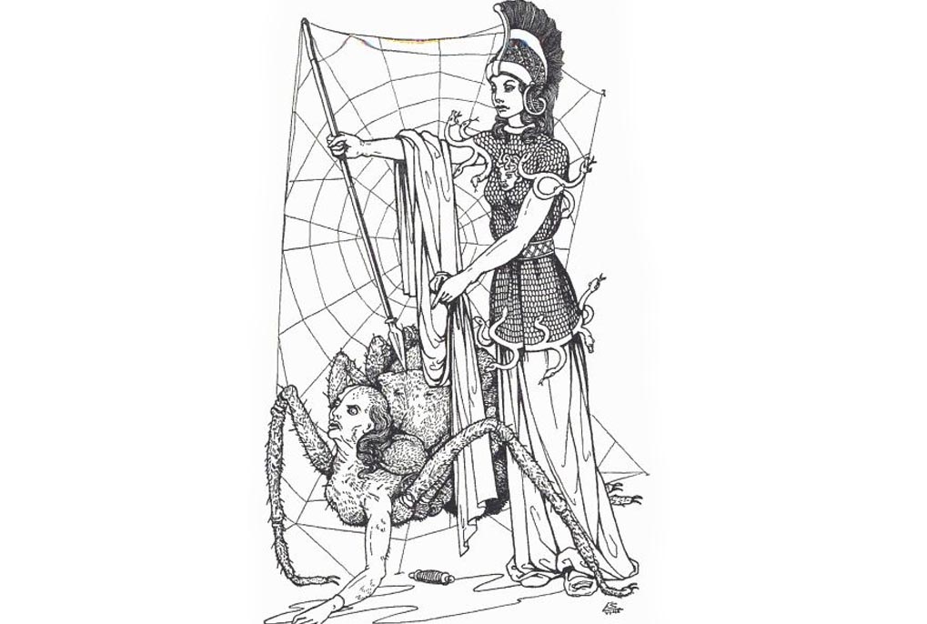 Arachne Talented Mortal Weaver Mythicalcreatures info