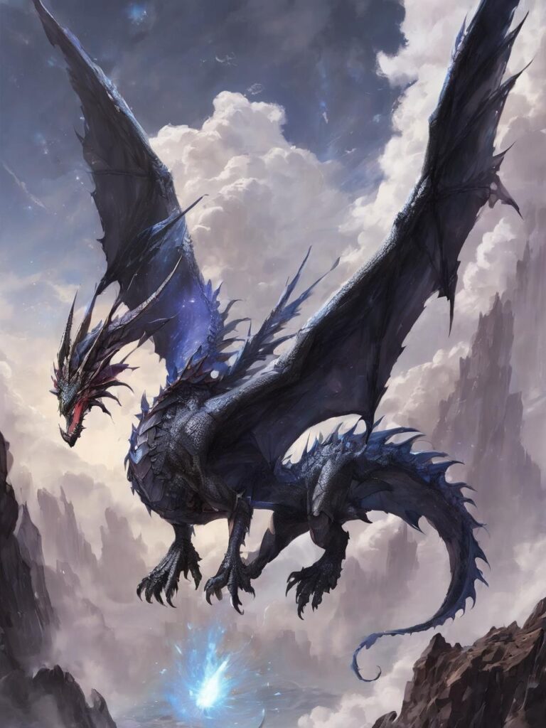 Bahamut Mythical Cosmic Dragon | mythicalcreatures.info