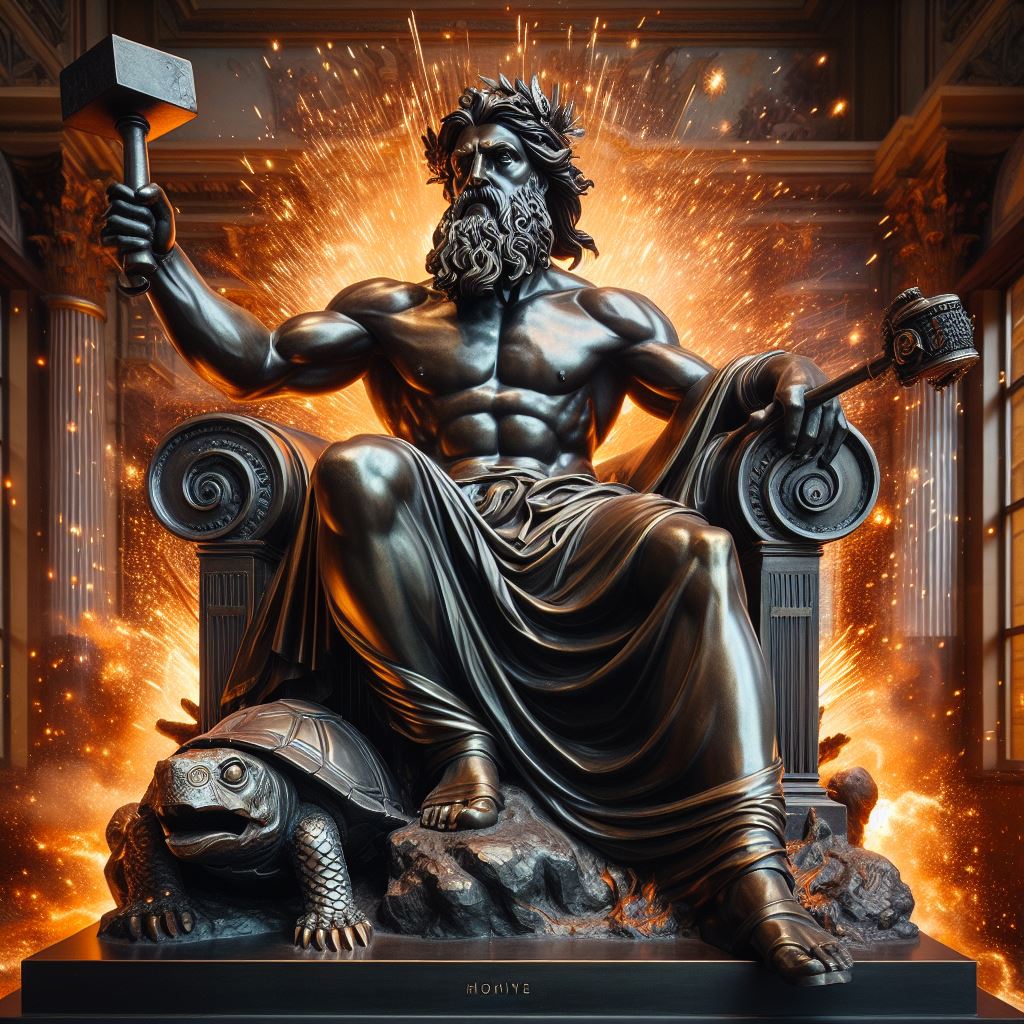 Hephaestus - God of fire and forge | mythicalcreatures.info