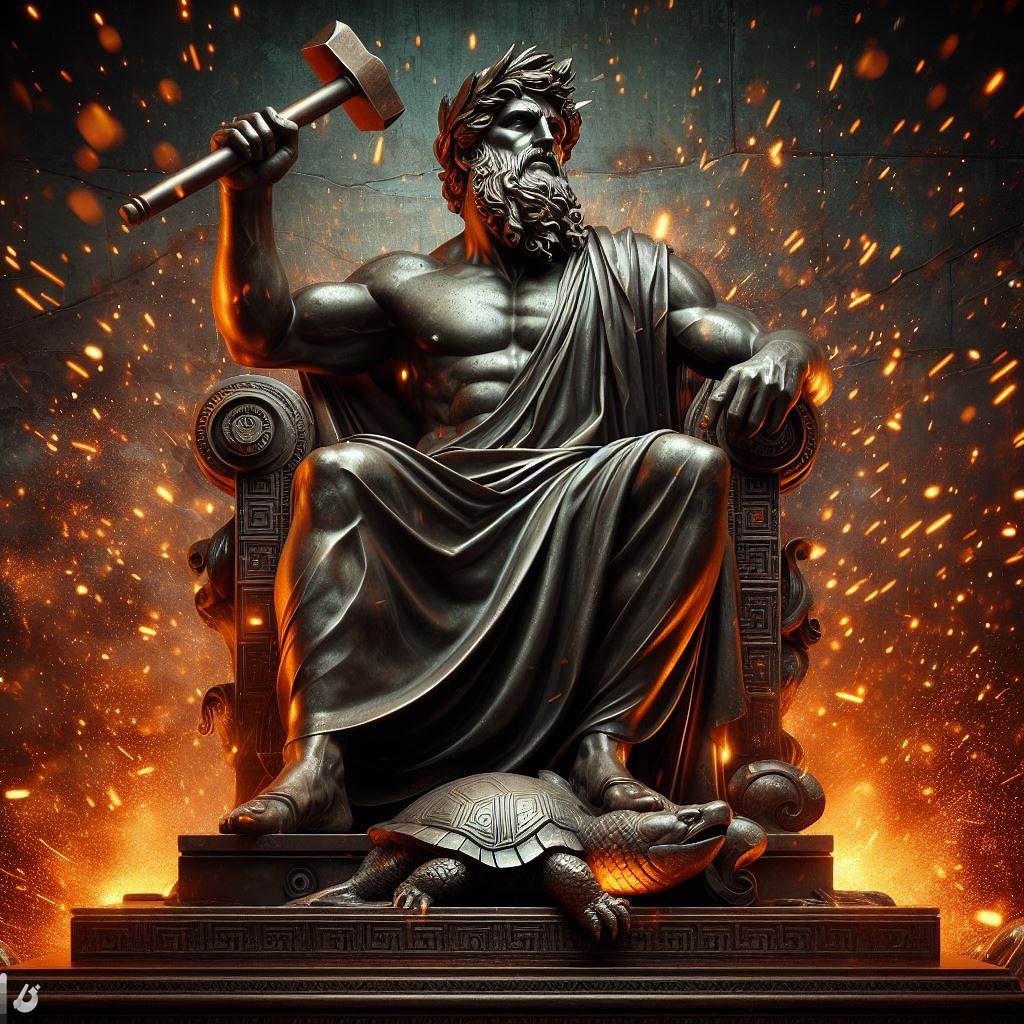 Hephaestus - God of fire and forge | mythicalcreatures.info