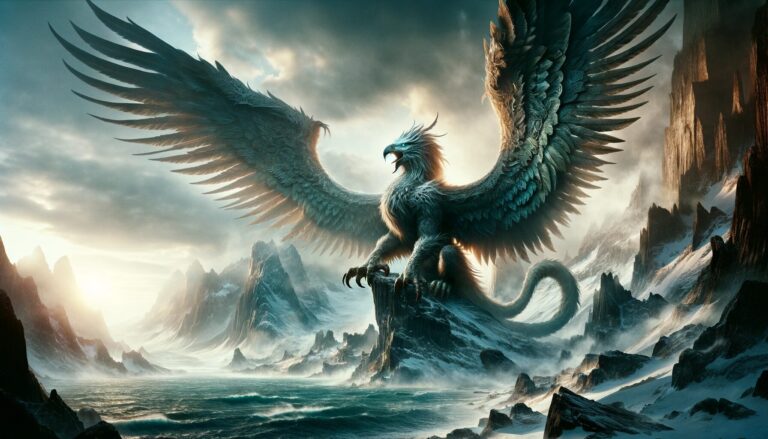 Hraesvelgr - Norse Wind Eagle | mythicalcreatures.info