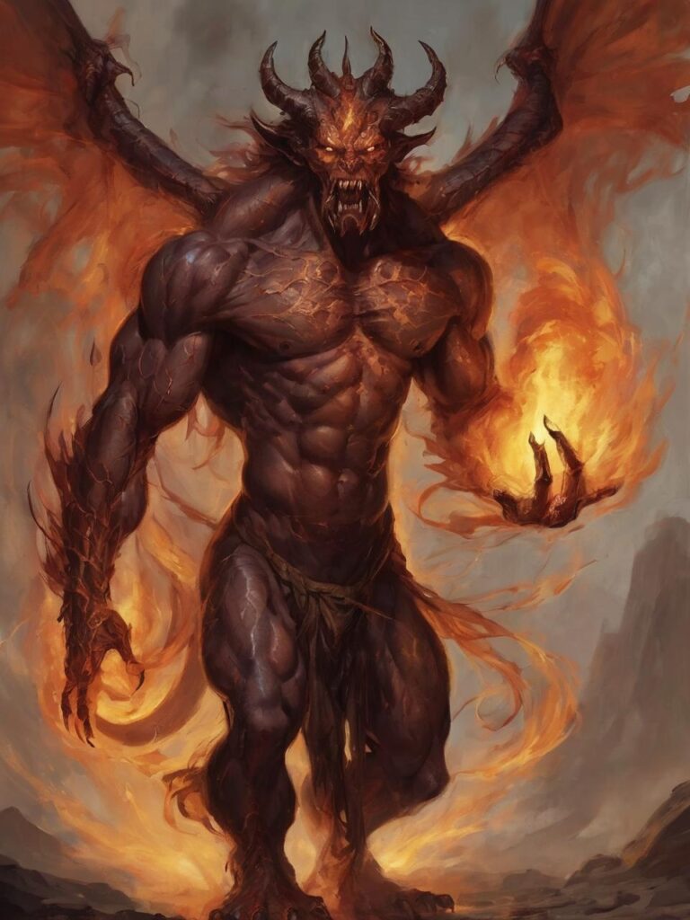 Ifrit - Mythical Arabic fire entity | mythicalcreatures.info