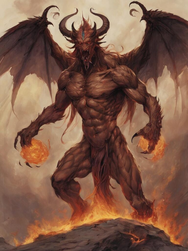 Ifrit - Mythical Arabic fire entity | mythicalcreatures.info