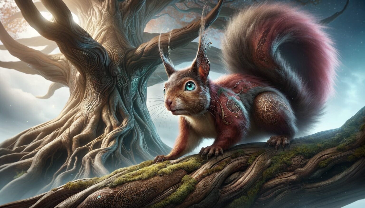 Ratatoskr - Norse squirrel messenger | mythicalcreatures.info
