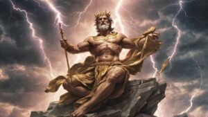 Zeus king of the Olympian gods