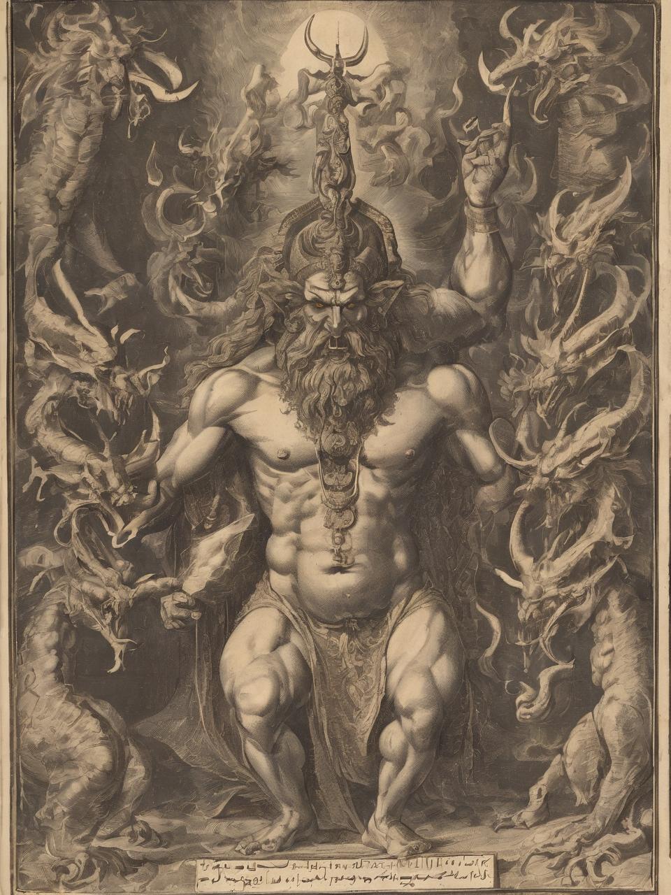 Ifrit - Mythical Arabic fire entity | mythicalcreatures.info