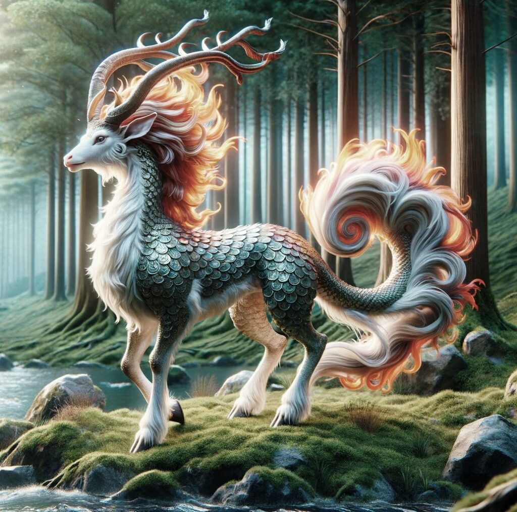 Kirin - Mythical Creature Symbolizing Good Fortune | mythicalcreatures.info